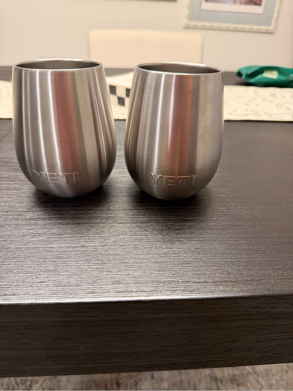 YETI Stainless Steel Wine Cups - Silver (Set of 2)